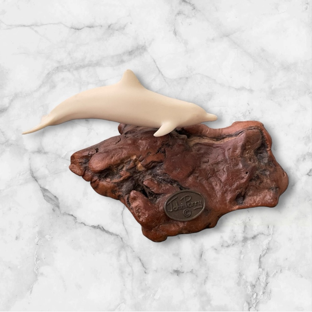 John Perry Studio Vintage Dolphin Sculpture